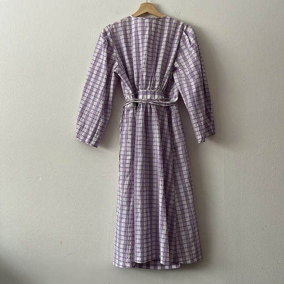 Baum und Pferdgarten Abylene Dress in Creamy Lilac Check size 38 - Picture 10 of 16